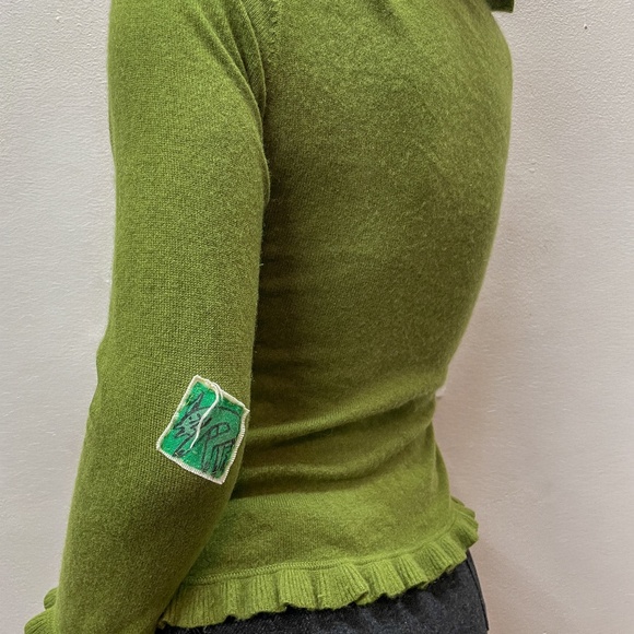 Green cardigan - Picture 2 of 3
